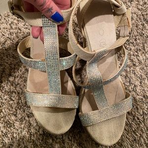 Aldo iridescent Wedge Sandals